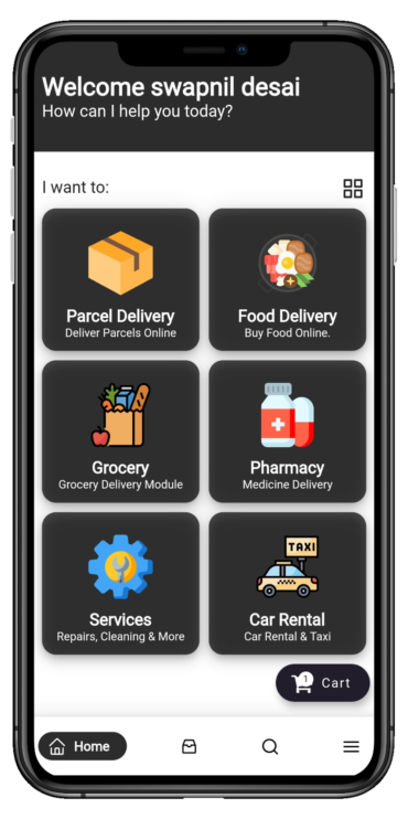 Kiwi Delivery Mobile App